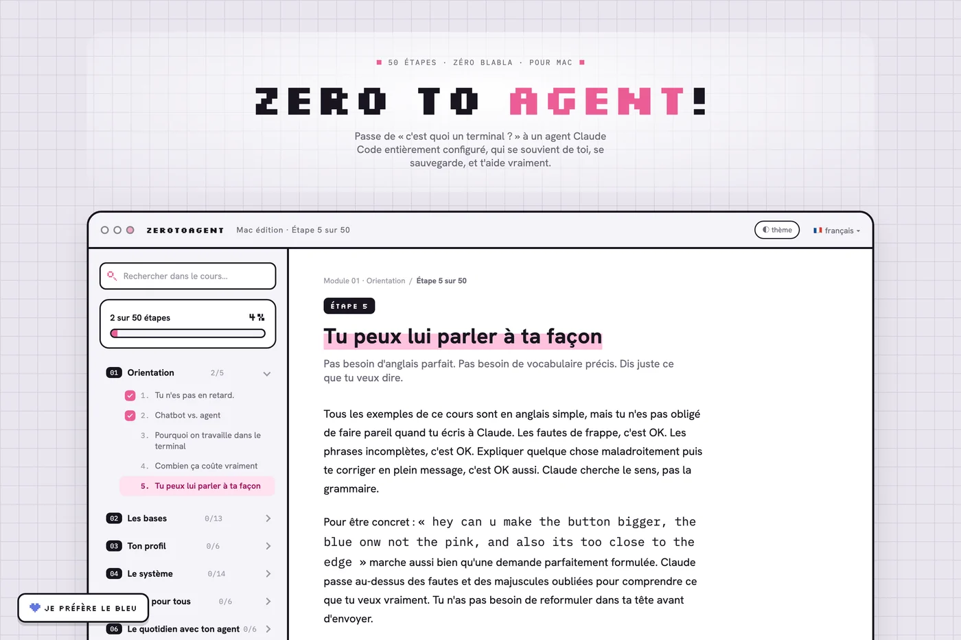 Zero To Agent - Édition Mac